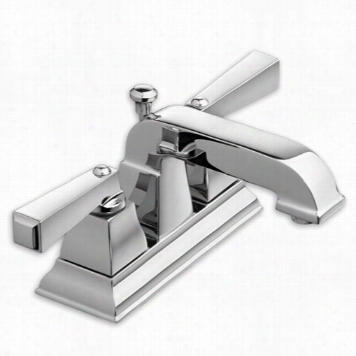 American Standard 5255201.224 Town Square 2 Handle 4"" Centerset Baghroom Faucet In Oil Rubbed B Ronze