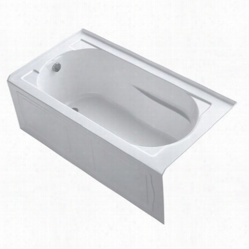 Kohl Er K-1184-law Devonshire 60"" X 32"" Alcove Bath With Integral Appron And Left Hand Drain