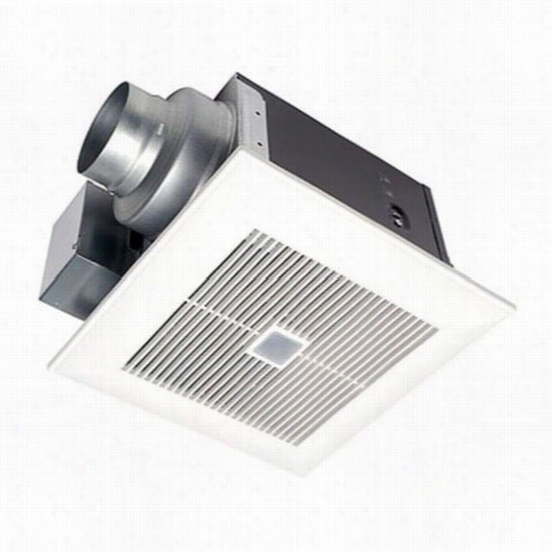 Panasonic Fv-08vqc5 Whispersense 80 Cfm Ceiling Mlunted Ventilation Fan With Dual Sensor Motion And Humidity Technology