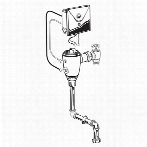 Americcan Standard 6061210.007 Selectronic Concealed Top Spud Urinal 1 Gpf Flush Va Lve In Rough Brrass