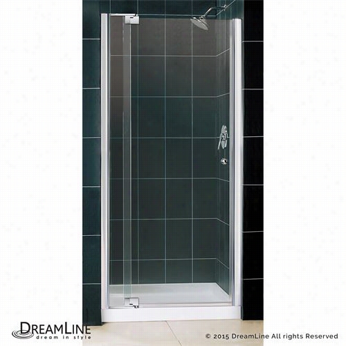 Dreamline Dl-6430c-01cl Allure 36"" X 36"" Center Drain Single Threshold Base Shower Package