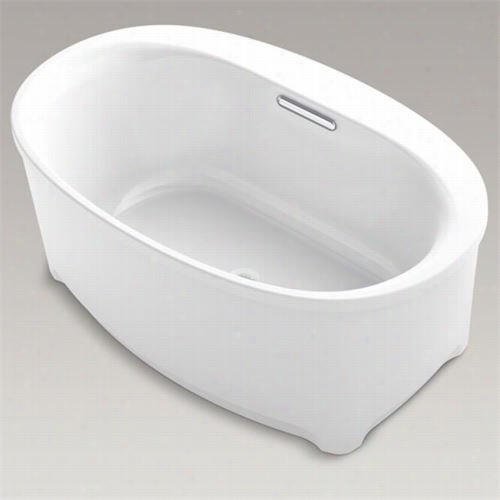 Kohler 5702-vbunderscore 60"" X 36"" Ovaal Freestanding Vibracousttic Bath