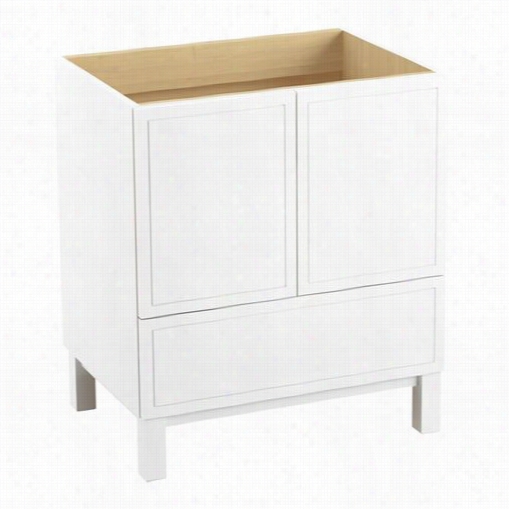 Kohler 99503--lg Jacqquard 30"" Legs Vanity Cabinet Only With 2 Doosr And 1 Drawer