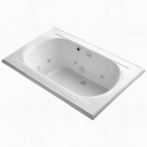 Kohler K-1170-hh Memoirs 66"" X 42"" Drop-in Whirlpool Bath With Rerversible Drain Heater And Custom Pump Location  Without Trim