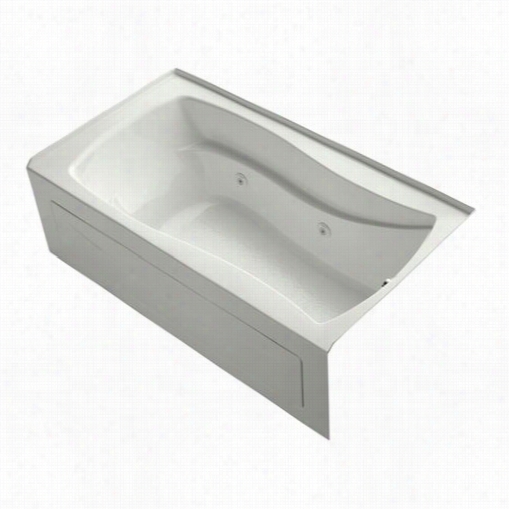 Kohler K-1224-hr Mariposa 5.5"" Acrylic Whirlpool With 5 Jets Integral Apron Heater And Right Hand Rain