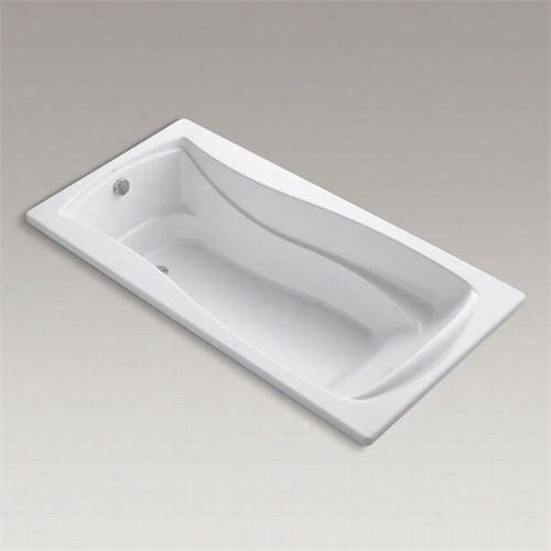 Kohler K-1257-vbw Mariposa Vibracoustic 72 X 36 Bath Tub With Bask Heated Surface And Reversible Drain