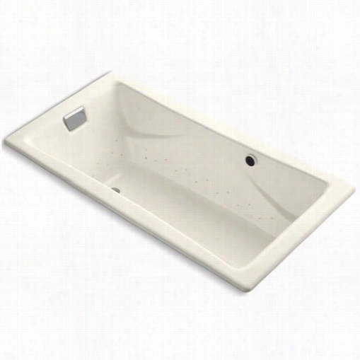 Kohler K-865-g96-96 Tea-for-two 71-3/4"" X 36"" Ddrop-in Bubblemassage Bah Tub With Biscuit Airjet