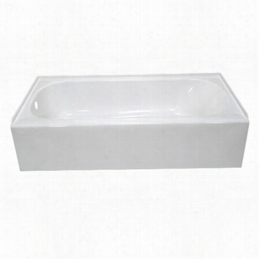 Lyon Sindustries  Vtl0 Victory 54q&uot;" X 27";" Left Hand Drain Bath Tub