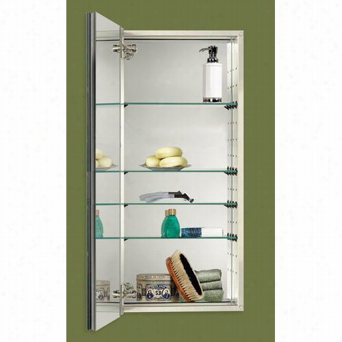 Nutone S468344ss Studio Iv, Stainless Steel Medicine Cabinet With Mirror