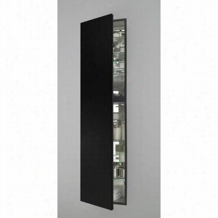 Roberrn Mf20d4f20re M Series 19-1/4"" X 4""d Single Door Righth Inged Cabinet In Black With Electr Ic