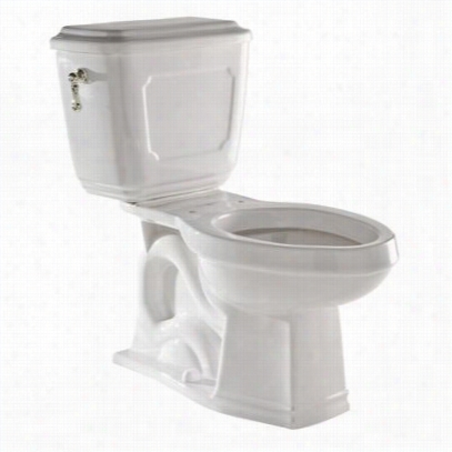 Rohl U.kit133-stn Victorian Elongated  Grapple Coupled Water Closet In Satin Nickel