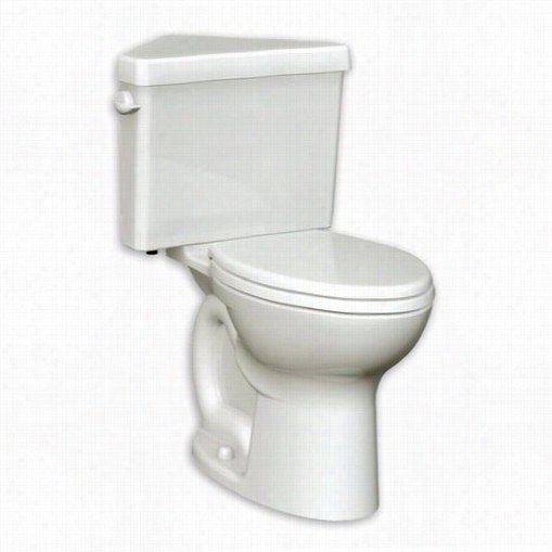 American Gauge 216 Ad004 Triangle Cadet Pro  1.6 Gpf Rectitude Height Elongated Toilet