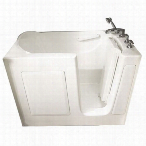 American Standard 1351.504.crw 51"" Wak-in Air Bathtub With Left Side Saet