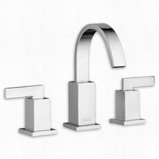 American Standrd 714801 Times Square Widespread Bathroom Faucet With Ribbon Spout