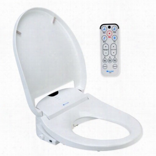 Brondell S1000-rw Wsash 1000 Round Bidet Toilet Seat In White