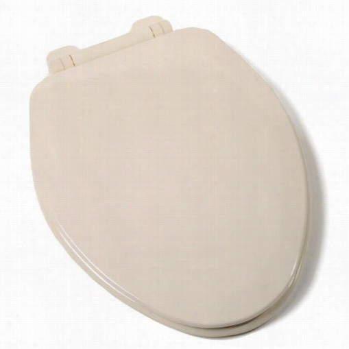 Comfort Seast C11b4e2s-01 Ez Close Deluxe Molde Dwood Toilet Seat Through  Elongated Closed Front, Bone