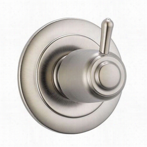 Delta T11900-ss Innovations Ssingle Handle  6 Setting Diverter Valve Trimonly In Stainless