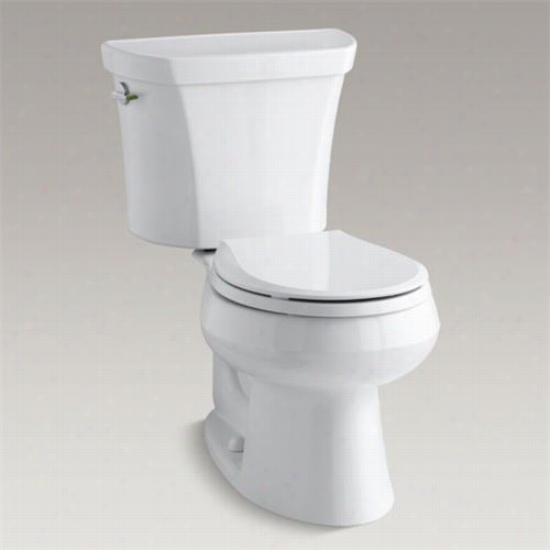 Kohler K-3977 Wellworth 2-piece Round Front Dual-flush Toilet With Class Five Technology