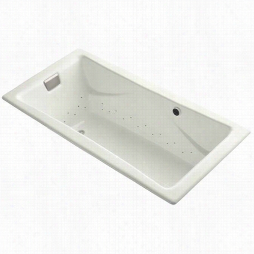 Kohler K-865-gbn Tea-for-two 17-3/4"&qu0t; X 36"" Drop-in Bubblemassage Bath Tub With Vibrant Brushed Nickel Airjet