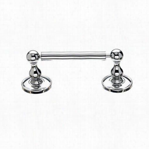 Top Knobs E3pcd Edwardian Batn Tissue Holder With Plain Backplate In Polished Chrome