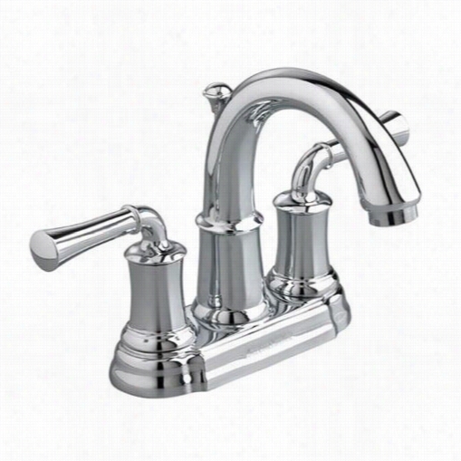 American Standard 7420.201.002 Portsmouth 2 Lever Handle Cnterset Bathroom Faucet In Polished Chrome With Brass Spout