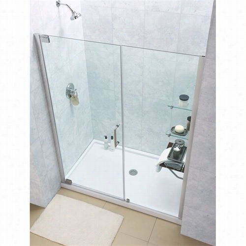 Dreamline Dl-6026r  Elegacne 36"" X 60"" Right Drain Single Thr Shold Base Shower Package