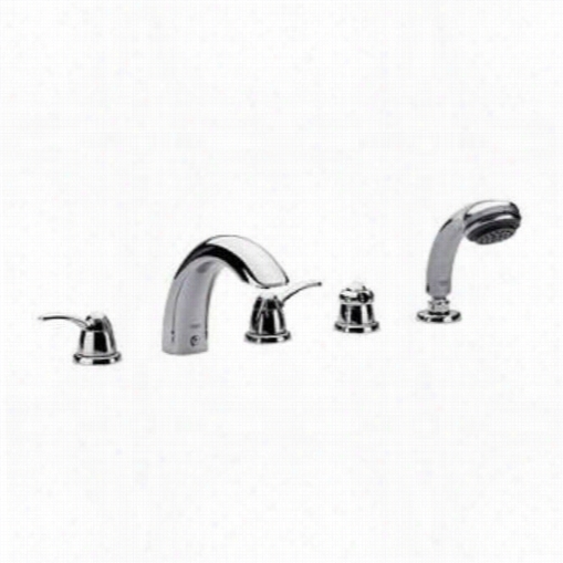Grohe 2559-18085 Talia 5 Hole Roman Tub Filler With Volo Lever Handles