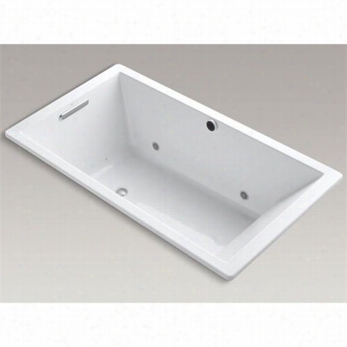 Koohler K-1173~gcw Underscore 66"&;quot; X 36"" Drop-in Bubblemasssagge Air Bath Tub In The Opinion Of Bask Heated Suface, Chromatherapy And Reversible Drain