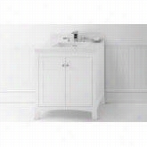 Ronbow 050530-3 Ahmpton 30"" Wood Vanity Cabinet With 2 Wood Dooors, 1 Hidden Drawer And Adjustable Shelf