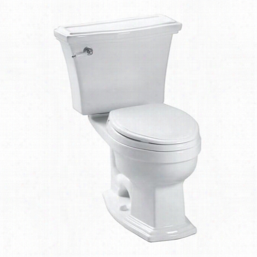 Tot O Cst784 Ef Eco Clagton 1.28 Gpf Two Piece Elongated Toilet