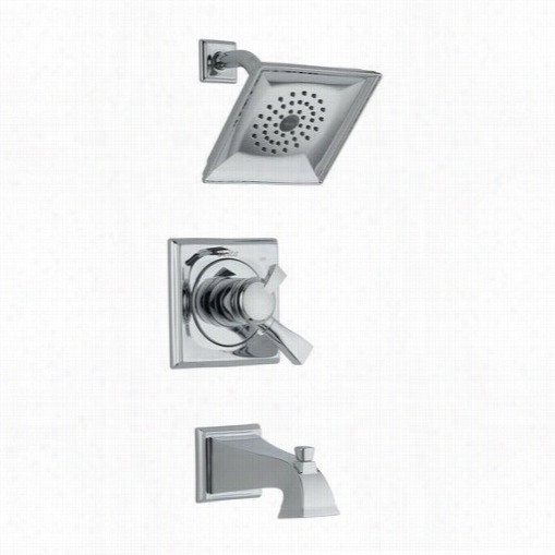 Delta 174930 Dryden Monitor Single Andle Tub And Shower Valve Trim In Chrome