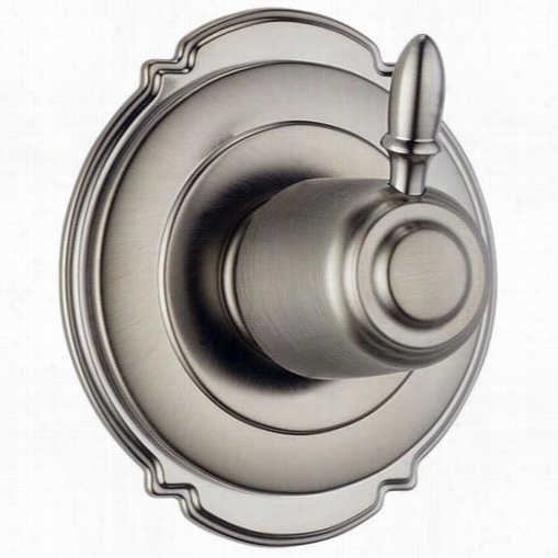 Delta T11855-ss Victorian 3 Setting Diverter Single Handle Valve Trim Only In Stainless