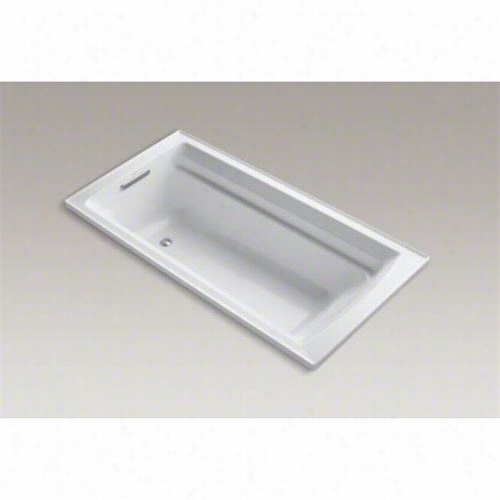 Kohler K-1124-vb Archer 72"" X 36"" Drop In Bath With Vibracoustic Technologgy And Reversibble Drain