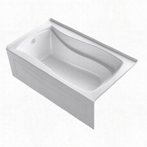 Kohler K-1224-glaw Mariposa 66"" X 36"" Trhee Wall Lacove Bath With Integral Apron And Left Hand Drain