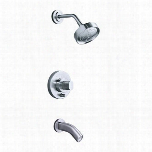 Kohler K-t10055 Oblo Riet-temp Pressure Balancing Bath And Shower Faucet Trm