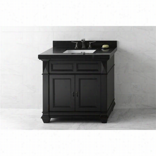 Ronbow 062860 Torino 60"" Vanity Cabinet With 2 Wood Doors, 3 Center Drawers And Shelf Inside