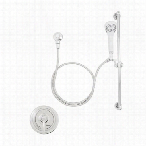 Speakman Sm-5040 Seentinelpro Anti-scaldthermostatic Pressure Balanced Shower With Vs-100-af Handshower And Slidebar