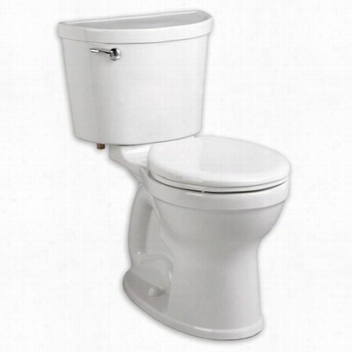 American Standard 211ba005.020 Hcampion Pro Right Height Round Front 1.6 Gpf Toilet In Wwhite Upon Right Trip Leever Placement