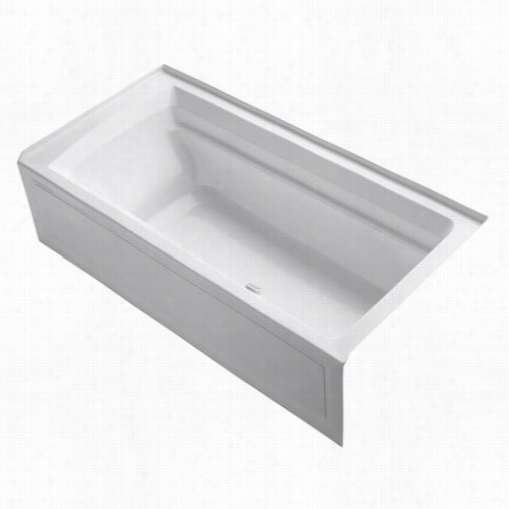 Kohker K-1124-graw Archer 72&q Uot;" X 36"" Three Wall Alcove Bath With Integral Flang E And Right Hand Drain