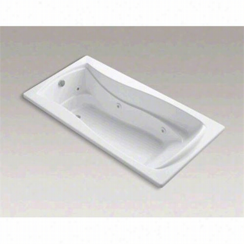 Kohler K-1257-h Mariposa Vibracoustic72"" X 36"" Drop-in Whirlpool Bath Wity Heater And Reversible Drain