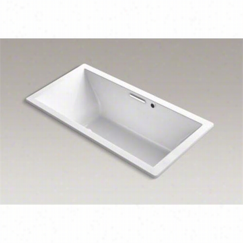 Kohler K-1835-gw Underscore 72"&quott; X 36"" Drop In Bath With Reversible Drain And Bask Heated Surface