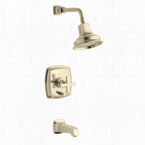 Kohler K-t16233 Margaux Rite-temp Pressure Balancing Bath And Showerfaucet Trim With Push-button Diverte