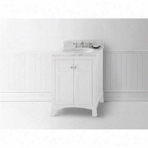 Ronbow Hampton-24in -vanity Neo-classic 24"" Hampton Vanity In Whie (complete Set) - Vanity Top Included