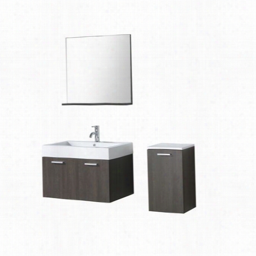 Virtu Usa T S-61230 Hudson 30"&qot; Single Sink Bathroom Vznity - Vanity Top Included