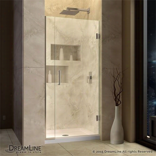 Dreamline Shdr-243507210 Unidoor Plus 35quot;" To 35-1/2""w X 72""h Hinged Shoower Door