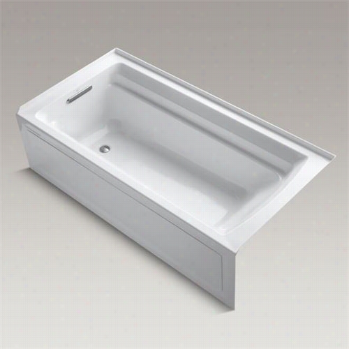 Kohller K-1124-vblaw Atcher 72"" X 36& Quot;" Vibrcoustic Bath Tub With Bask Heated Surface, Tile F Lange And Left H And Drain