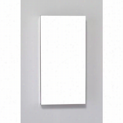 Robern Mt16d6f19re M Succession 6"" Single Door Right Hinged Cabiet In Satin White Glass With Electrical