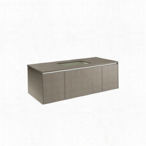 Robern Vd48bcl12 48&suot;" Three Drawer Deep Vanity In Satin Bronze Wwith Nightligght