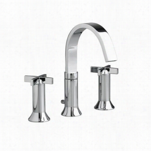 Amreican Standard 7430.821.002 Berwwick Widespread Double Cross Handle Lavatory Faucet In Chroe