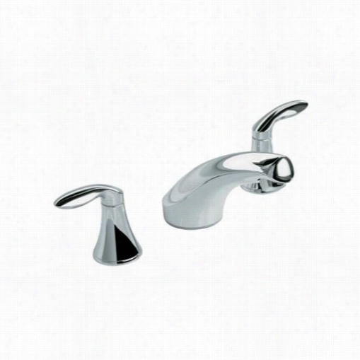 Kohler K-15265-4 Coralais Widespread Bathrooom Fa Ucet With Lever Handles Less  Drain